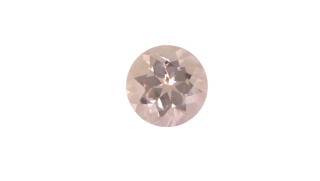 10.00mm Round Morganite Genuine