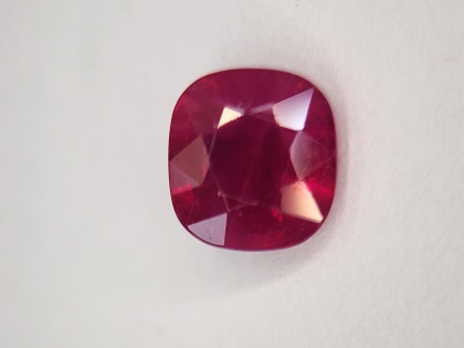 7.3x6.8 MM Ruby Genuine Cushion