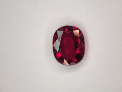 6.74x5.54 MM Ruby Genuine Cushion