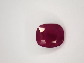 6.5x5.6 MM Ruby Genuine Cushion