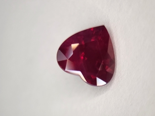 7.8x7.9 Ruby Genuine Heart