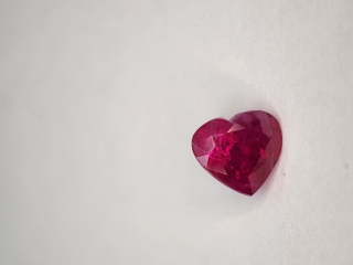 5.3x6 MM Ruby Genuine Heart