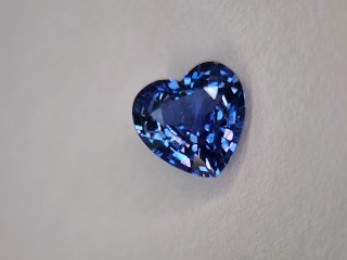 5.5x5.5 MM Blue Sapphire Genuine Heart