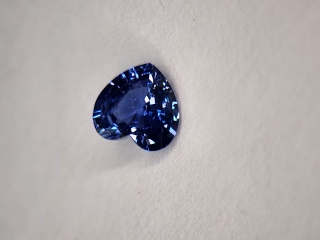 5.5x5.5 MM Blue Sapphire Genuine Heart