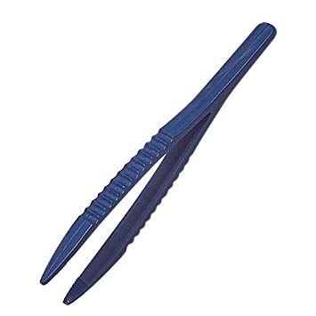 PLASTIC TWEEZERS - BLUE