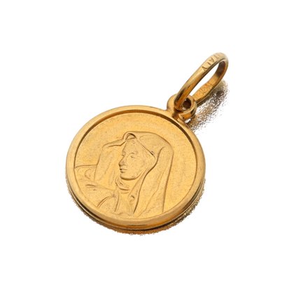 14K Yellow Medallion