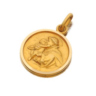 14K Yellow Medallion