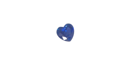 5.1x5.1mm Blue Sapphire Genuine Heart