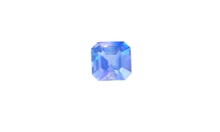 5.5x5.4 MM Blue Sapphire Genuine Emerald Cut