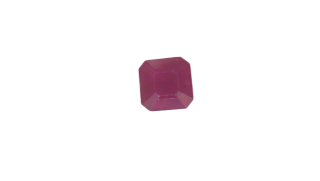 5.60x5.60mm Ruby Genuine Emerald Cut