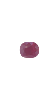 6.9x5.8 MM Ruby Genuine Cushion