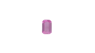 6x4 MM Pink Sapphire Genuine Emerald Cut