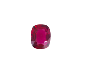 7.2x5.75 MM Ruby Genuine Cushion