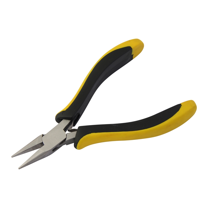 PREMIUM CHAIN NOSE PLIER SMOOTH JAWS 133MM SOFT CUSHION HANDLE European ...