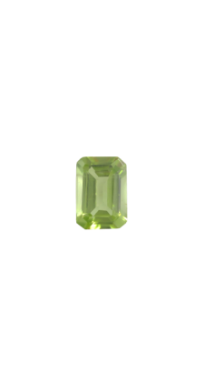 8x6 MM Peridot Genuine Emerald Cut