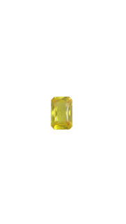 8x6 MM Yellow Sapphire Genuine Emerald Cut