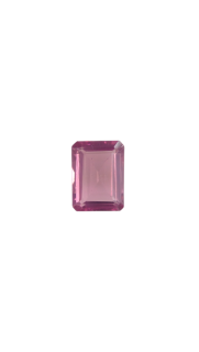 9x7 MM Pink Tourmaline Genuine Emerald Cut