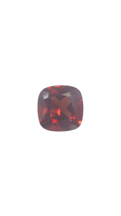 6x6 MM Garnet Genuine Cushion