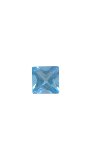 4x4 MM Swiss Blue Topaz Genuine Square