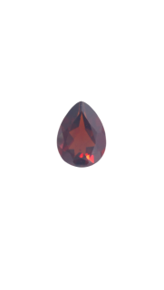 9x6 MM Garnet Genuine Pear