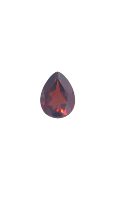 12x8 MM Garnet Genuine Pear