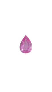 7x5 MM Pink Sapphire Genuine Pear