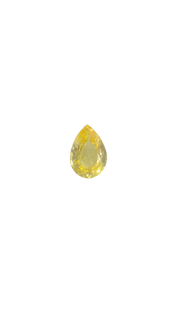 8x6 MM Yellow Sapphire Genuine Pear