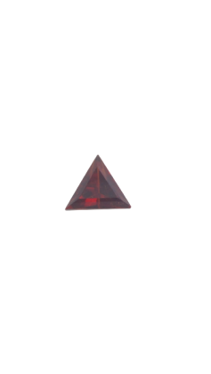 8x8 MM Garnet Genuine Triangle