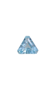 7X7 Sky Blue Topaz Genuine Triangle Cut Corners