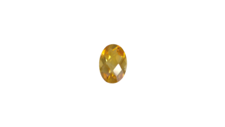 7x5 MM Citrine Genuine Oval Checkerboard-cut 