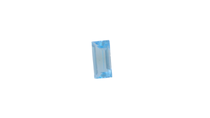 6x3 MM Swiss Blue Topaz Genuine Baguette