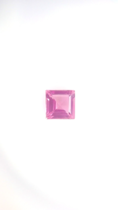 4x4 MM Pink Sapphire Genuine Square