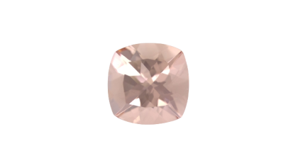 10x10mm Morganite Genuine Cushion