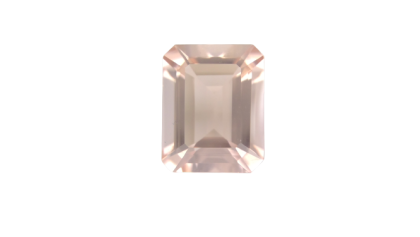 10x8mm Emerald Cut Morganite Genuine