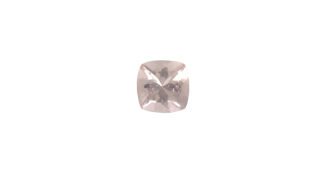 6x6mm Morganite Genuine Cushion