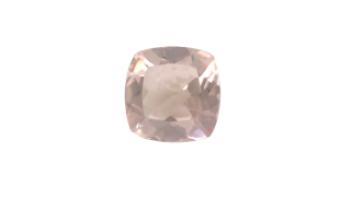 8x8mm Morganite Genuine Cushion