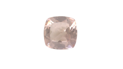 9x9mm Morganite Genuine Cushion