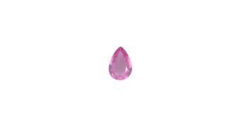 7x5 MM Pink Sapphire Genuine Pear