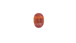 8.75x6.2 MM Orange Sapphire Genuine Oval