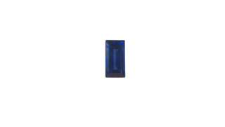 5x2.5 MM Blue Sapphire Genuine Baguette